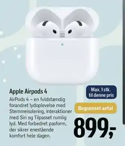 Føtex Apple Airpods 4 tilbud