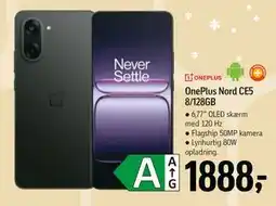 Føtex OnePlus Nord CE5 8/128GB tilbud
