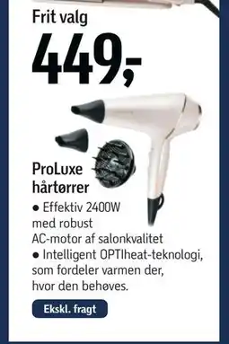 Føtex ProLuxe hårtørrer tilbud