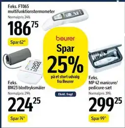 Føtex Spar 25% på et stort udvalg fra Beurer tilbud