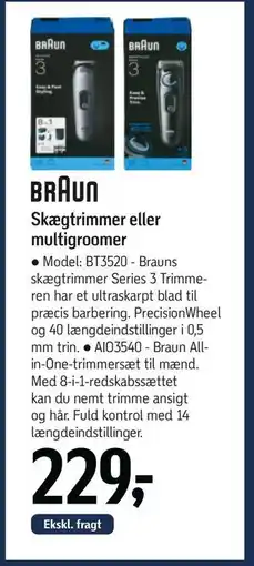 Føtex Skægtrimmer eller multigroomer tilbud