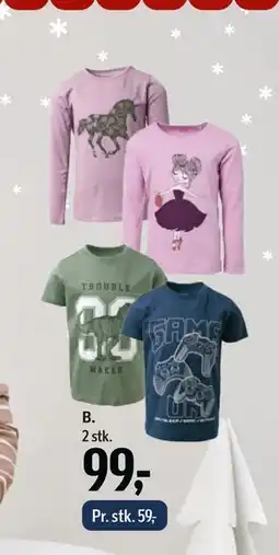 Føtex T-shirt eller bluse tilbud