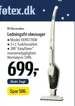 Føtex Ledningsfri støvsuger tilbud