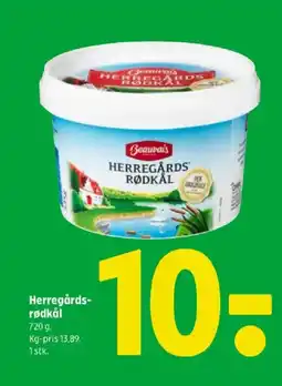 Coop 365 Herregårds- rødkål tilbud