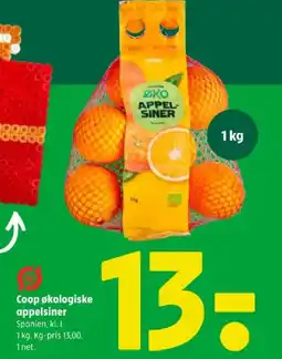 Coop 365 Coop økologiske appelsiner tilbud