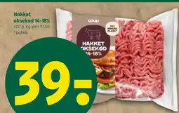Coop 365 Hakket oksekød 14-18% tilbud