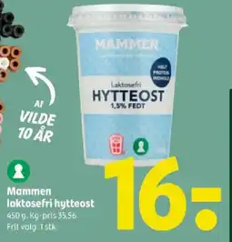 Coop 365 Mammen laktosefri hytteost tilbud