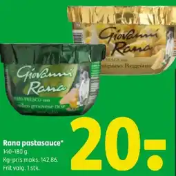 Coop 365 Rana pastasauce tilbud