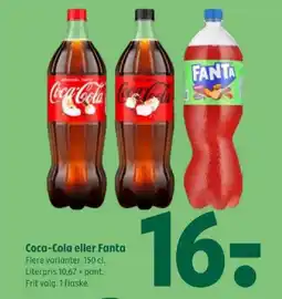 Coop 365 Coca-Cola eller Fanta tilbud