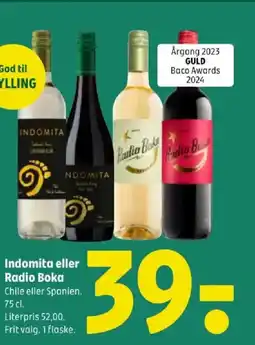 Coop 365 Indomita eller Radio Boka tilbud