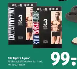Coop 365 CR7 tights 3-pak tilbud