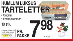 ABC Lavpris Humlum luksus tarteletter tilbud