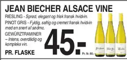 ABC Lavpris Jean Biecher alsace vine tilbud