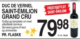 ABC Lavpris Duc de vernel Saint-émilion grand cru tilbud