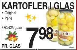 ABC Lavpris Kartofler i glas hverdags tilbud