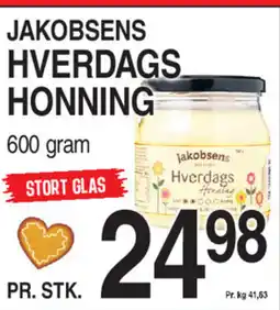 ABC Lavpris Jakobsens Hverdags honning tilbud