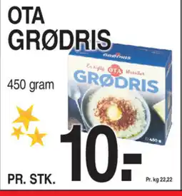 ABC Lavpris Ota grødris tilbud