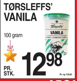 ABC Lavpris Tørsleffs' vanila tilbud