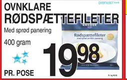 ABC Lavpris Ovnklare rødspættefileter tilbud