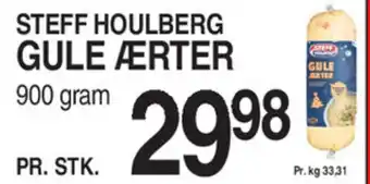 ABC Lavpris Steff Houlberg gule ærter tilbud