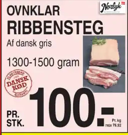 ABC Lavpris Ovnklar ribbensteg tilbud