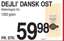 ABC Lavpris Dejli' Dansk ost tilbud