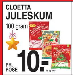 ABC Lavpris Cloetta juleskum tilbud