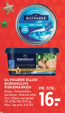 MENY Glyngøre eller Bornholms fiskemarked tilbud