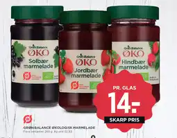 MENY Grøn Balance økologisk marmelade tilbud