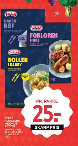 MENY Steff Houlberg middags- retter tilbud