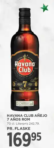 MENY Havana club añejo 7 años rom tilbud