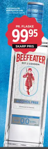 MENY Alkoholfri Beefeater gin tilbud