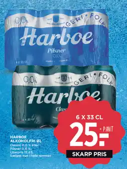 MENY Harboe Alkoholfri øl tilbud