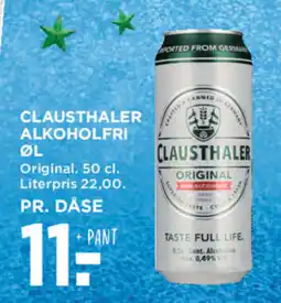 MENY Clausthaler Alkoholfri øl tilbud