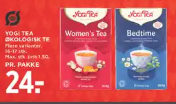 MENY Yogi Tea økologisk te tilbud