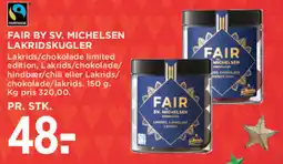 MENY Fair by SV. Michelsen lakridskugler tilbud