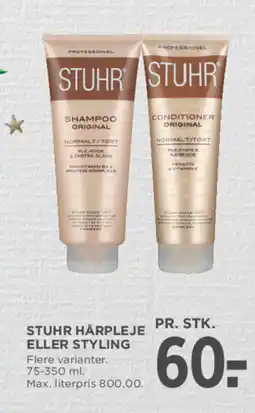 MENY Stuhr hårpleje eller styling tilbud