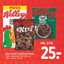 MENY Kellogg's Morgenmad tilbud