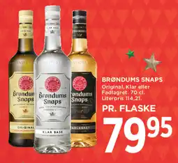 MENY Brøndums snaps tilbud
