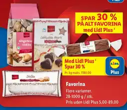 Lidl Favorina tilbud