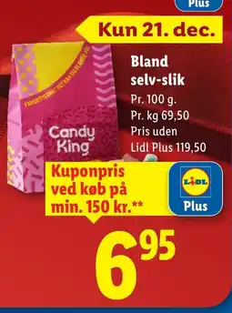 Lidl Bland selv-slik tilbud