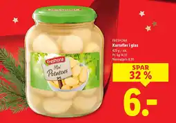 Lidl FRESHONA Kartofler i glas tilbud