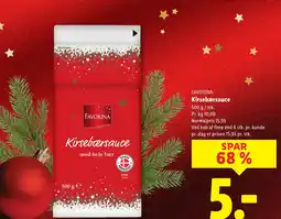 Lidl FAVORINA Kirsebærsauce tilbud