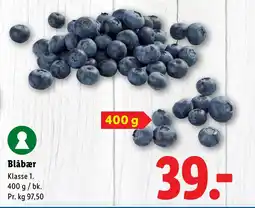 Lidl Blåbær tilbud