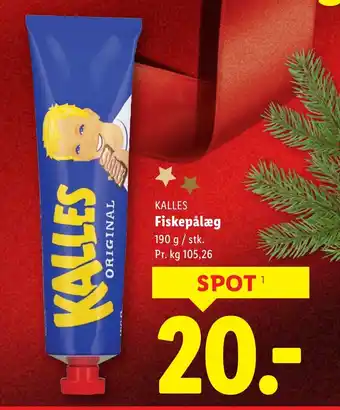 Lidl KALLES Fiskepålæg tilbud