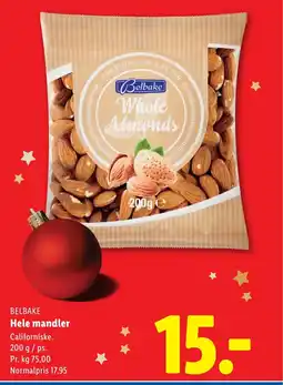 Lidl BELBAKE Hele mandler tilbud