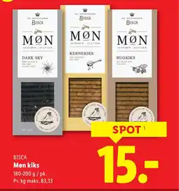 Lidl BISCA Møn kiks tilbud