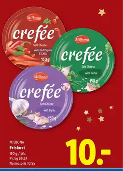 Lidl MILBONA Friskost tilbud