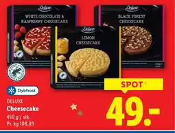 Lidl DELUXE Cheesecake tilbud