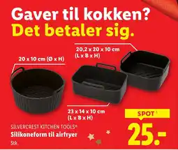 Lidl SILVERCREST KITCHEN TOOLS® Silikoneform til airfryer tilbud